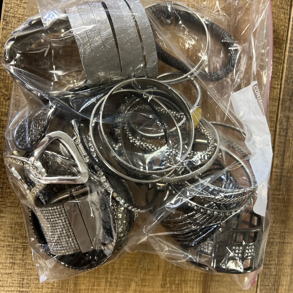Mystery Bracelet Bag Silver Tones